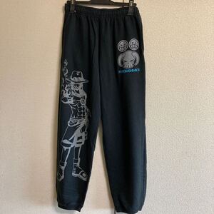 メンズ　スウェットパンツ ONEPIECE エース　ワンピース　黒　Mサイズ