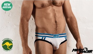 即決正規品新品 オージーバム Aussiebum Mesh Racer Brief -S- メッシュビキニブリーフ 　白色 現品表記サイズ S　蒸れずに快適