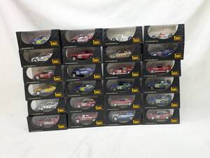 O02III)未使用保管品 IXO ミニカー24台まとめ イクソ Audi PEUGEOT COROLLA IMPREZA Winner Dakar WRC ル・マン Monte Carlo 