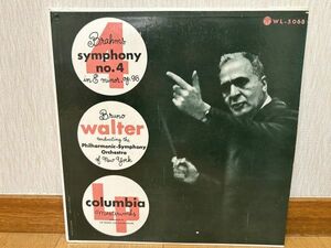 クラシックLP　日コロムビア　WL 5068　ワルター、ニューヨーク・フィル　ブラームス／交響曲第４番