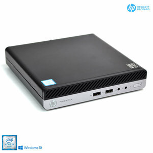 ミニPC HP ProDesk 400 G3 DM Core i5 6500T M.2SSD256G HDD500G メモリ8G USB3.1 Windows10