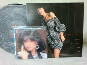 (H)何点でも同送料EP LP/レコード/2枚まとめて/ 中森明菜/ポシビリティ/REPRISE L12592/中森明菜/ミ・アモーレ/REPRISE L1668 12