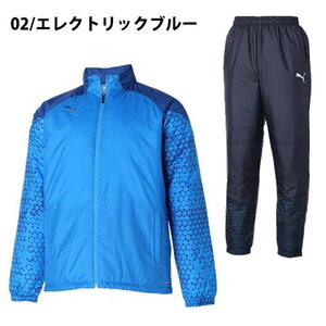 ・スピード発送 PUMA(プーマ) 秋冬 TEAMCUP 防風保温 中綿パデットジャケット パンツ 上下セット 658814/658815(02-06)M