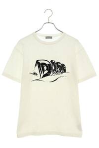 ディオール DIOR 393J696A0849 サイズ:M スラブコットンジャージーTシャツ 中古 OM10