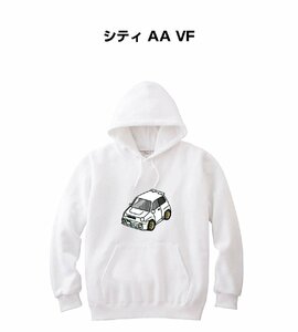 MKJP パーカー 車好き プレゼント 車 シティ AA VF 送料無料