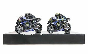 ★☆MINICHAMPS 1/12 ヤマハ YZR-M1 MotoGP バレンシアテスト 2019 #44/#46 2台セット L.ハミルトン/V.ロッシ フィギュア付☆★