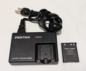 PENTAX バッテリー充電器+電池パック バッテリー D-BC63