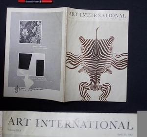 マールボロ美術?　ART　INTERNATIONAL　incorporating　THE　LOGANO　REVIEW　VOLUME　X１/４　１９６７年４月　M-07　