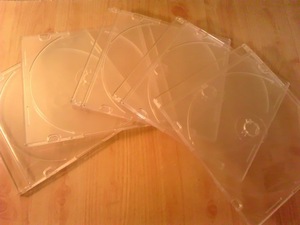 【CDケース】スリムケース 5枚 クリア(裏はスモーキークリア) 厚さ5mm [Blu-ray・DVDケース/薄型タイプ/エレコム] ≪管理b≫