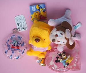 【非売品・稀少】ディズニーもろもろ４点セット ★くまのプーさん　ミッキー　ミニー　ベビーフェイス