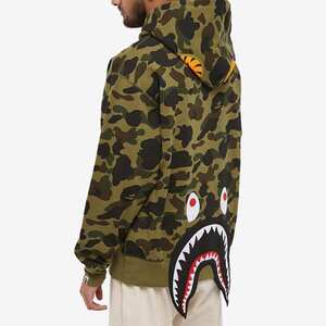 エイプ　A Bathing Ape 1st Camo Shark Relaxed Fit Pullover　1stカモ　猿　迷彩　シャーク　フード　パーカー　M