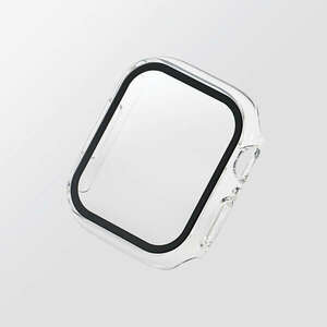 Apple Watch 8/7 41mm用フルカバーケース プレミアムガラス/セラミックコートタイプ 液晶部及び側面部を保護！: AW-21BFCGCCR