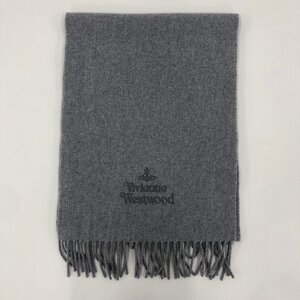 Vivienne Westwood　ヴィヴィアンウエストウッド　マフラー　グレー系　1001 12-42-912009　【DAAR3026】