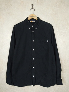 Carhartt L/S DORSEY SHIRT●メンズMサイズ/ブラック/黒/ネルシャツ/無地/カーハート