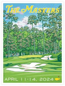 2024 The Masters ポスター