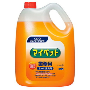 （まとめ買い）花王 ホール・客室清掃用洗浄剤 マイペット業務用 4.5L 505613 〔×3〕