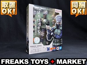 ★中古美品・笑顔表情パーツ欠品★S.H.Figuarts はたけカカシ -勇名轟く写輪眼の英雄-/NARUTO-ナルト- 疾風伝/バンダイ