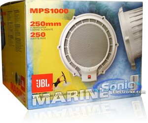 MPS1000 25cm (10インチ) Class D アンプ内蔵 RMS:250W マリーングレード JBL