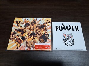 【POWER】ジャニーズWEST アルバム 初回盤A CD+DVD DVD CD 初回A 特典付き ステッカー　WEST.