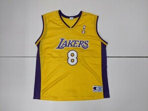 15．コービーブライアント 90s レイカーズ チャンピオン NBA バスケ ユニフォーム ゲームシャツ ヴィンテージ KOBE BRYANT メンズ44x908