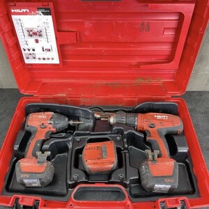 HILTI ヒルティー SID 14-A SFH 14-A インパクトドライバー 2点セット 電動工具 バッテリー3点付き / 59723