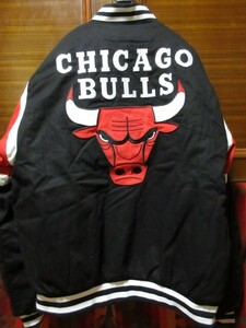 Mitchell&Ness USA 古着 シカゴ ブルズ CHICAGO BULLS スタジャン ジャケット■ミッチェル＆ネス フルデコ セミデコ レイカーズ ビンテージ