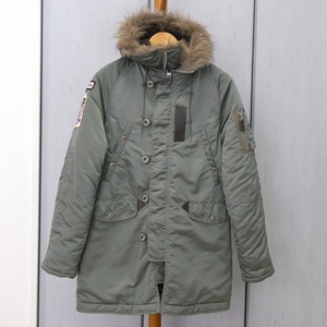 HYSTERIC GLAMOUR PRIMALOFT ヒステリックグラマー プリマロフト N-3B フライトジャケット モッズコート ワッペン カーキ