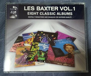 LES BAXTER VOL.1 eight classic album 廃盤リマスター輸入盤4枚組中古CD レス・バクスター 8 クラシック アルバ厶 RGJCD261