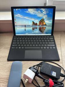 ★極美品★ほぼ未使用★マイクロソフト Surface Pro 7 Core i5 モデル1866 キーボード、マウス付き 初期化・動作確認済み