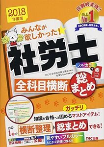 [A01691396]みんなが欲しかった! 社労士全科目横断総まとめ 2018年度 (みんなが欲しかった! シリーズ)