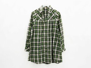 ◇【HYSTERIC GLAMOUR ヒステリックグラマー】チェック 長袖シャツ F