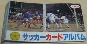 レア物　カルビー The 24rd(第23回大会1988年)JAPAN SOCCER LEAGUE(日本リーグ)サッカーカードアルバム　ホルダーのみ