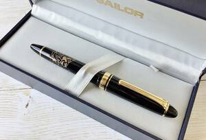 【未使用】 希少品 セーラー 万年筆 ミッキーマウス 蒔絵 SAILOR プロフィット ペン先14k ディズニー 箱付き