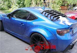 ★Subaru BRZ/Toyota GT86 ウィンドー ルーバーマットブラック ABS★