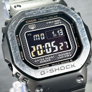 美品 CASIO カシオ G-SHOCK ジーショック フルメタル GMW-B5000GD-1 腕時計 タフソーラー 電波ソーラー デジタル Bluetooth モバイルリンク