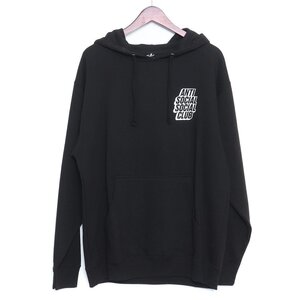 ANTI SOCIAL SOCIAL CLUB × NEIGHBORHOOD BLOCKED LOGO HOODIE M ブラック アンチソーシャルソーシャルクラブ ネイバーフッド パーカー