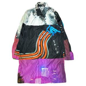 DRIES VAN NOTEN ドリスヴァンノッテン　20AW x MIKA NINAGAWA Graphic Soutien Collar Coat マルチ サイズ:S