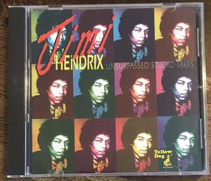 Jimi Hendrix / Unsurpassed Studio Takes / 1CD / Studio Outtakes & Sessions / Yellow Dog Records / ジミ・ヘンドリックス / スタジオ