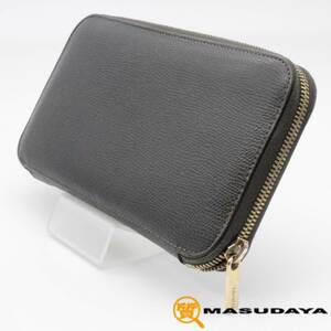 ◆◇【美品】Valextra ヴァレクストラ ラウンドジップ 12カード◇◆