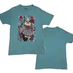 9165 初音ミク ボーカロイド ビッグプリント 半袖Tシャツ M