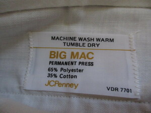 USA製 ビンテージ ７０S 新品 JC PENNEY ペニーズ BIG MAC ビッグマック チノパンツ DEADSTOCK デッドストック チノパン ワークパンツ