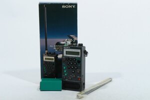 SONY/ソニー ☆ 航空無線BCLラジオ [AIR-7] AIR BAND FM AM PLLシンセサイザー レシーバー【ジャンク品】☆ #1451