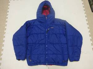 【美品】98年製パタゴニア ダスパーカー Sサイズ ブルーリボン 青赤 1998 ダスパーカ patagonia DAS Parka ダウン ビンテージ ヴィンテージ