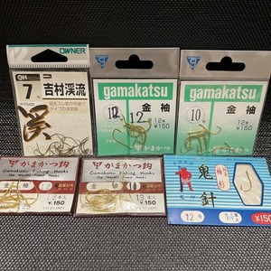 OWNER Gamakatsu など 金袖針いろいろ 6枚セット ※未使用在庫品(5a0303)※クリックポスト