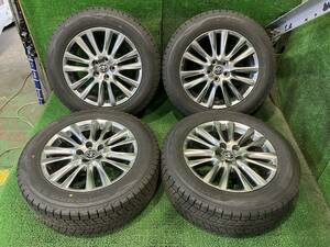 函館発☆最落なし!【トヨタ純正☆18インチセット】 18×7.5 PCD114.3 5穴 OFF45 WINTERMAXX SJ8 235/6R18 2022年製 冬タイヤ