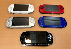 【ジャンク本体】PSP 本体のみ まとめ売り計5台　PSP-1000　2000　3000【1円スタート！】