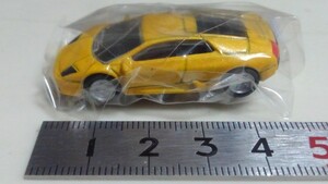 送料120円〜 京商 1:100 ランボルギーニミニカー　ムルシエラゴ　イエロー　1/100 　サークルＫサンクス　99487534