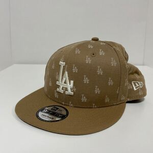 NEW ERA ニューエラ 9FIFTY MLB ロサンゼルス ドジャース カーキ×クローム カーキバイザー L/XL スナップバック キャップ 未使用