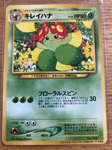 キレイハナ インフォメーションパック ポケモンカードゲーム ポケモンカード 未使用 美品 旧裏面 プロモ おまけカード その2 pokemon