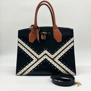 希少 美品 LOUIS VUITTON ルイヴィトン シティスティーマー MM ハンドバッグ トートバッグ ショルダーバッグ モノグラムリバース